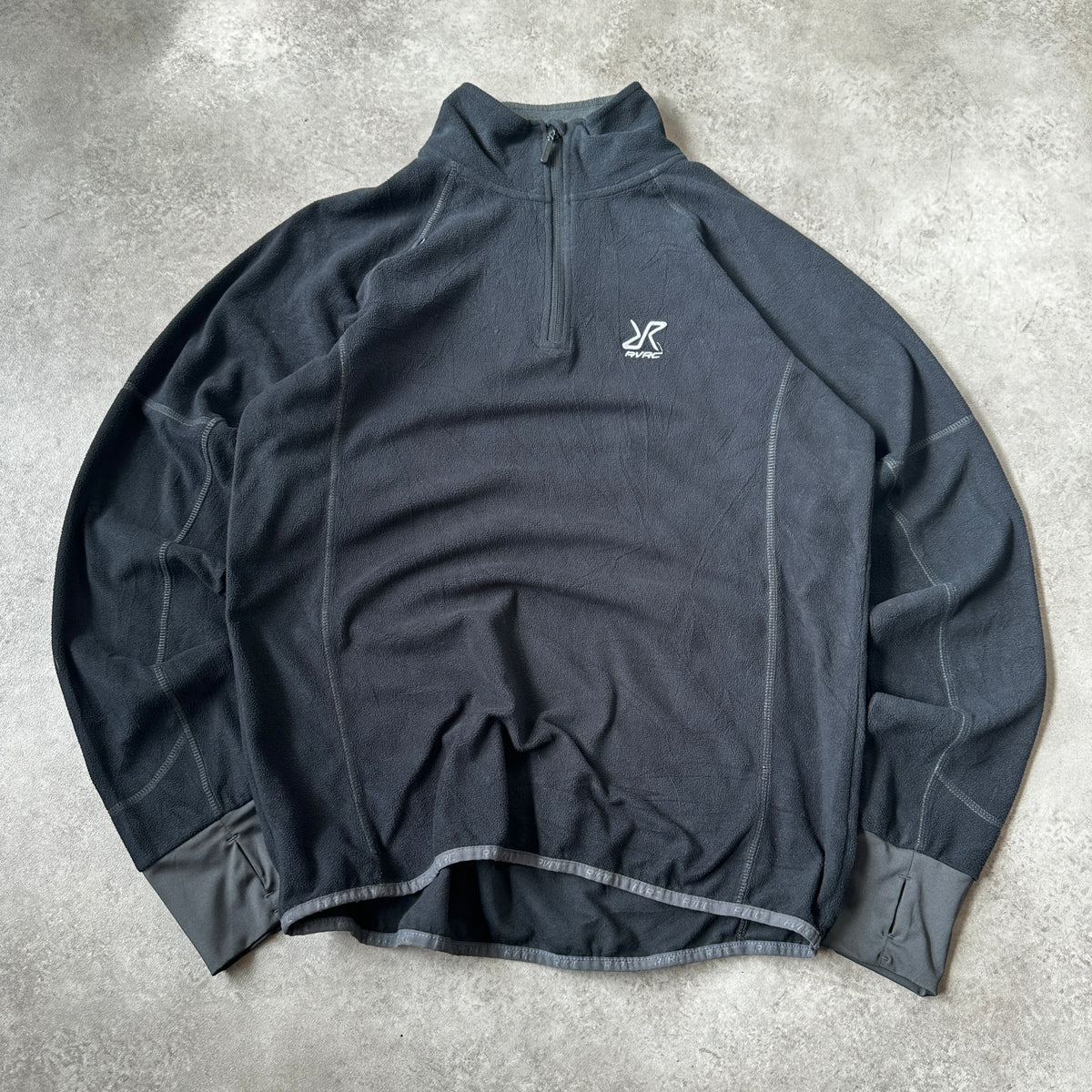 Revolution Race Dark Grey RVRC Fleece 1/2 Zip XL