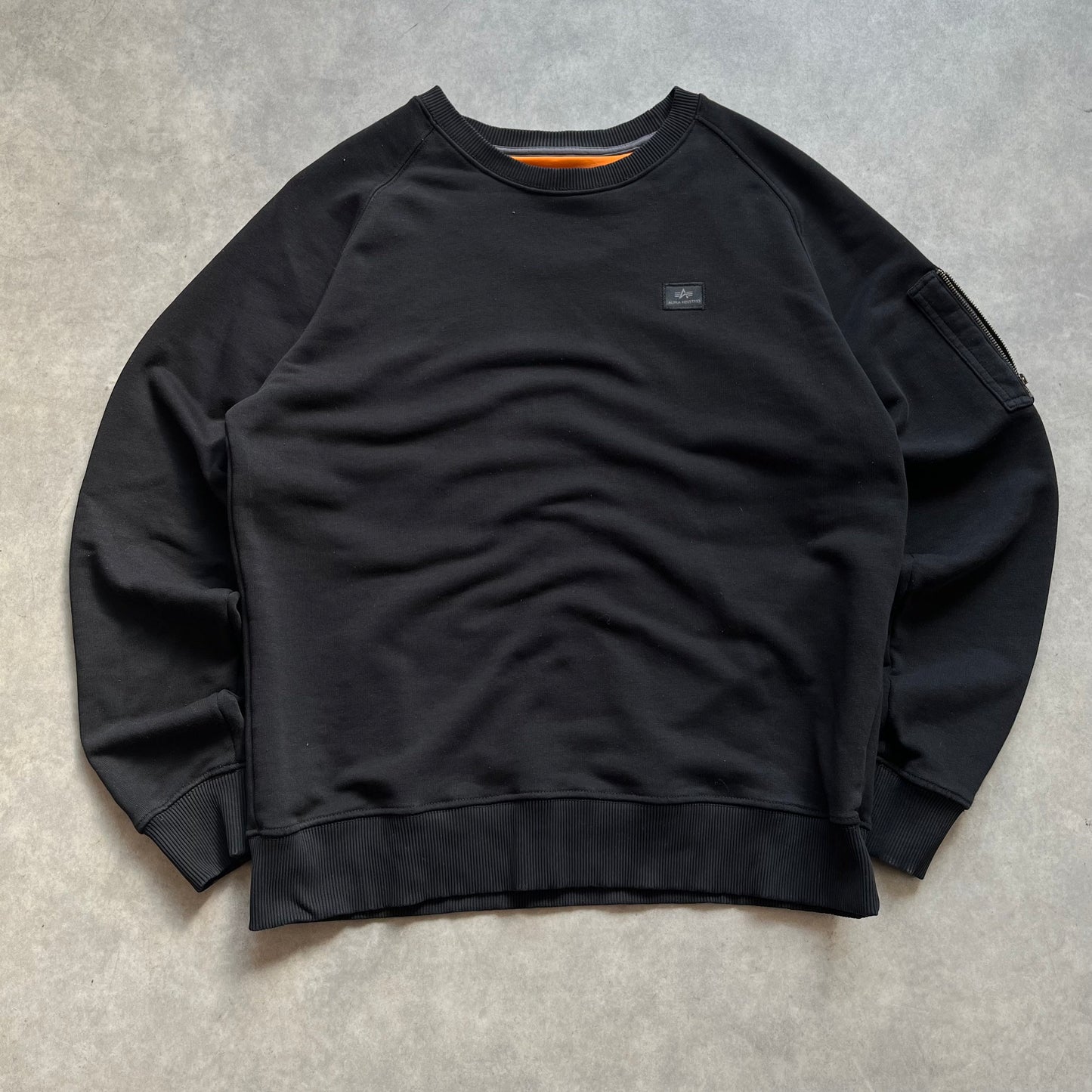 Alpha Industries Black Sweatshirt M