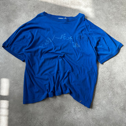 Project Blue Royal Blue Graphic Pocket T-Shirt L