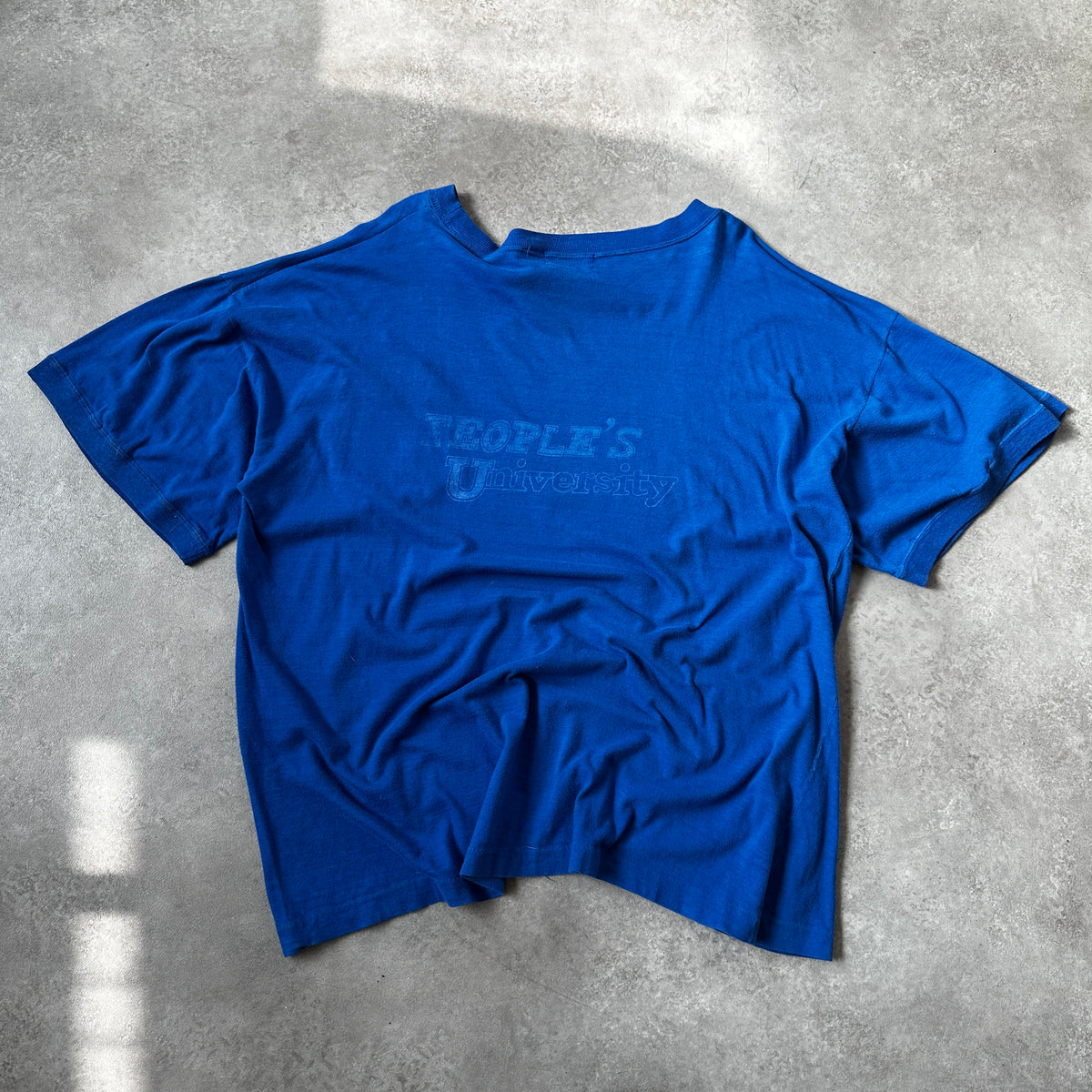 Project Blue Royal Blue Graphic Pocket T-Shirt L