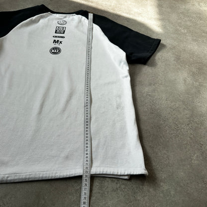 Nike White & Black Air Raglan T-Shirt M