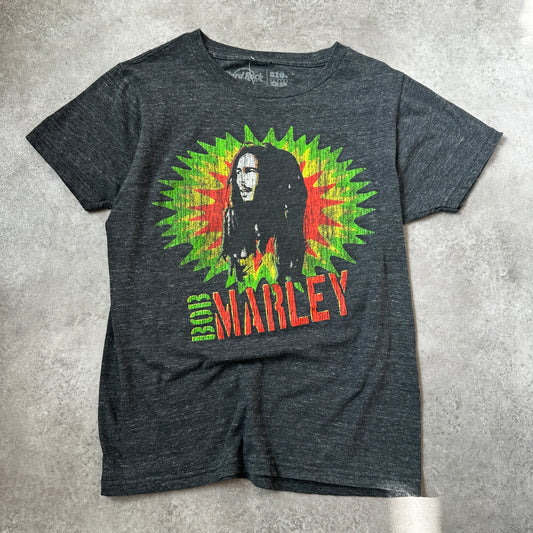 Hard Rock Charcoal Bob Marley Graphic T-Shirt XS