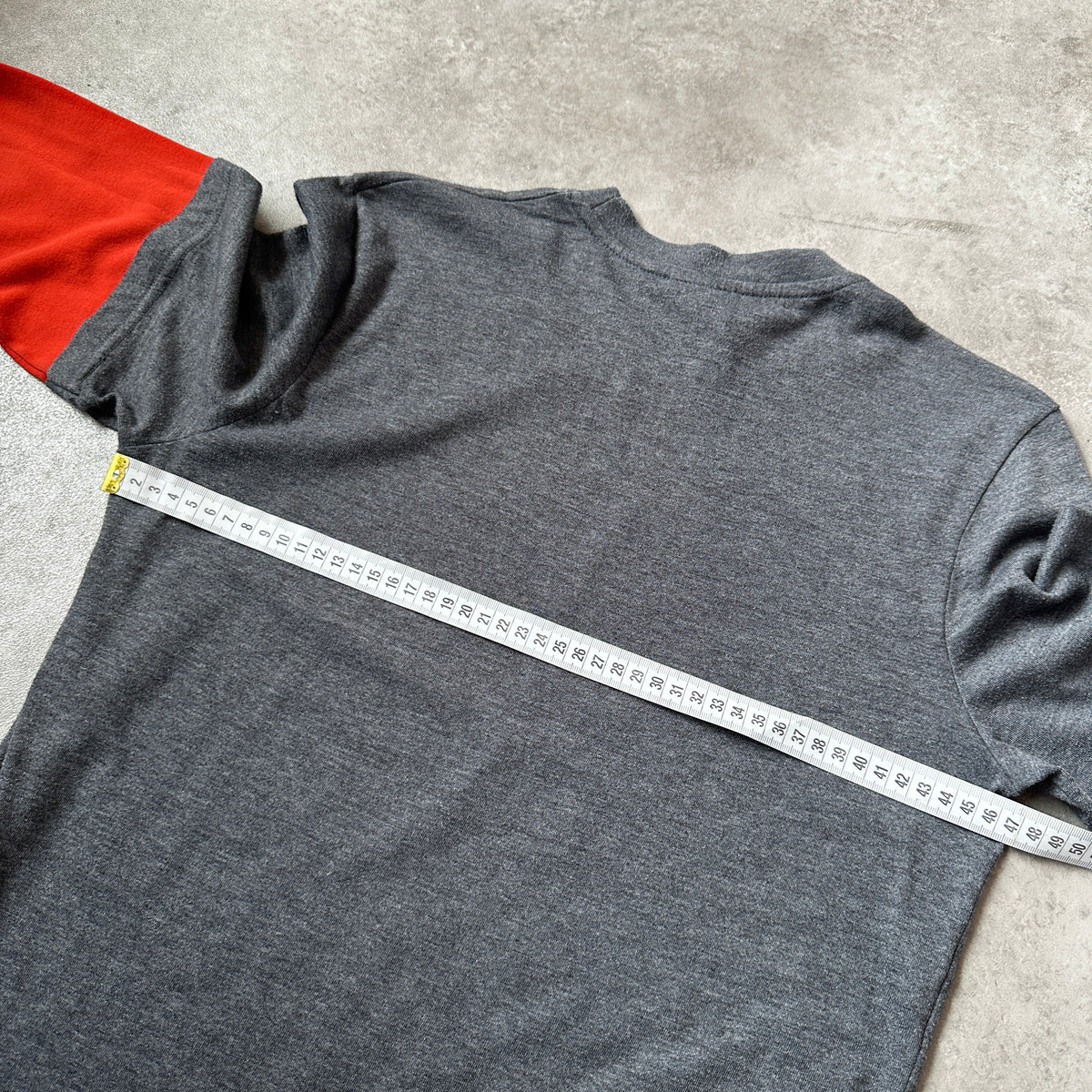 Harley-Davidson Grey & Red Double Layer Long Sleeve Shirt M