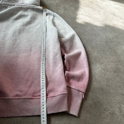 Superdry Grey & Pink Dip-Dye Hoodie M
