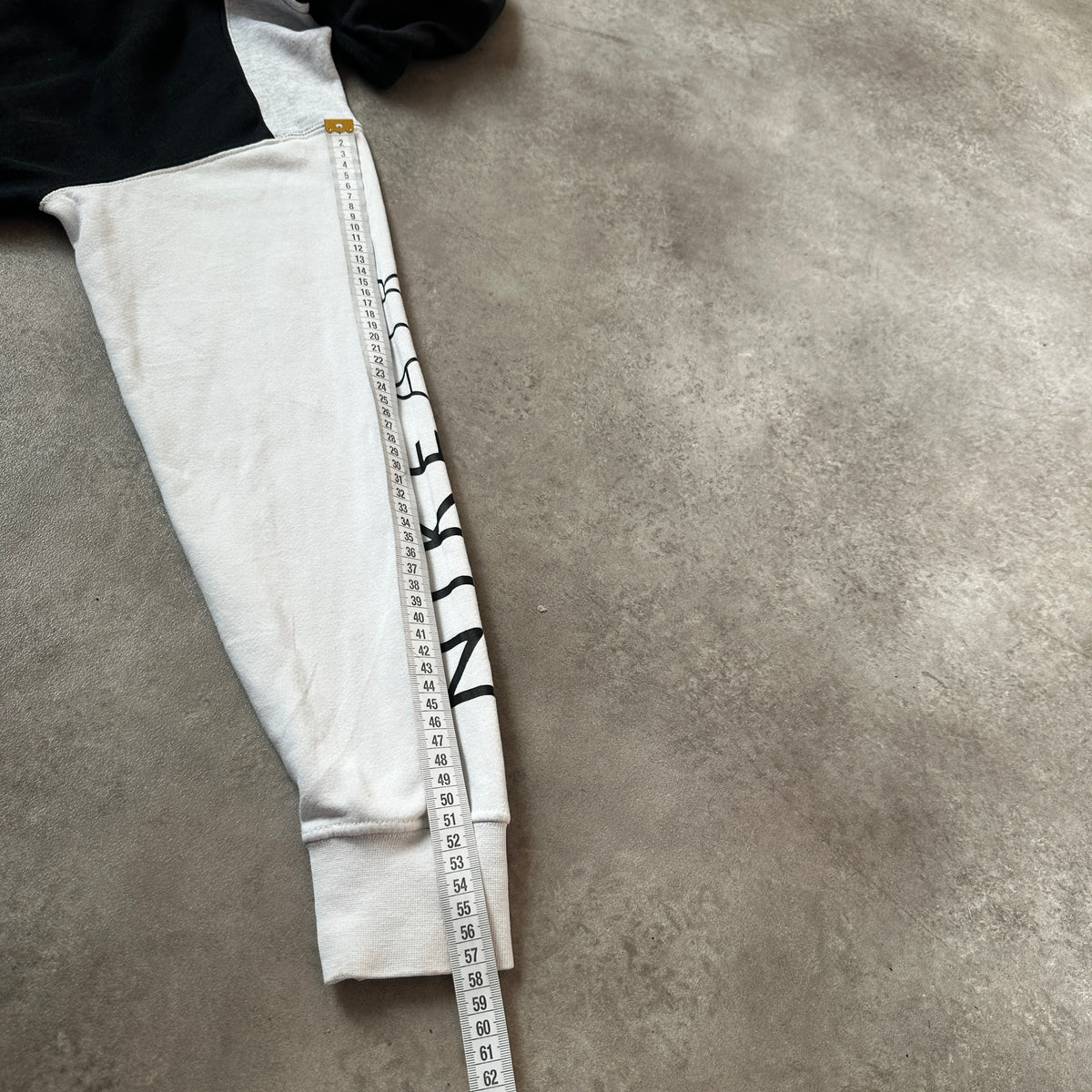 Nike Black & White Crop Full-Zip Hoodie S