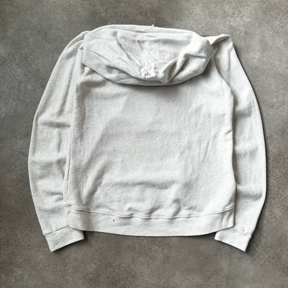 Abercrombie & Fitch Off-White Embossed Crest Hoodie S