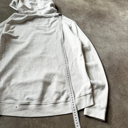 Abercrombie & Fitch Off-White Embossed Crest Hoodie S