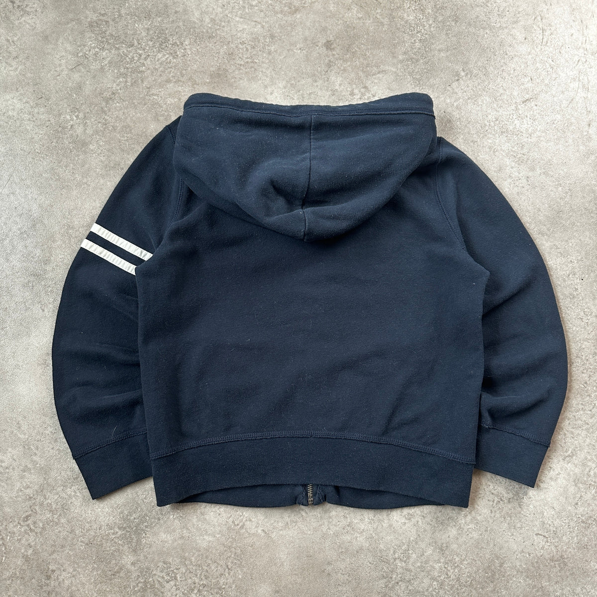 Hollister Navy 'H' Patch Full-Zip Hoodie L