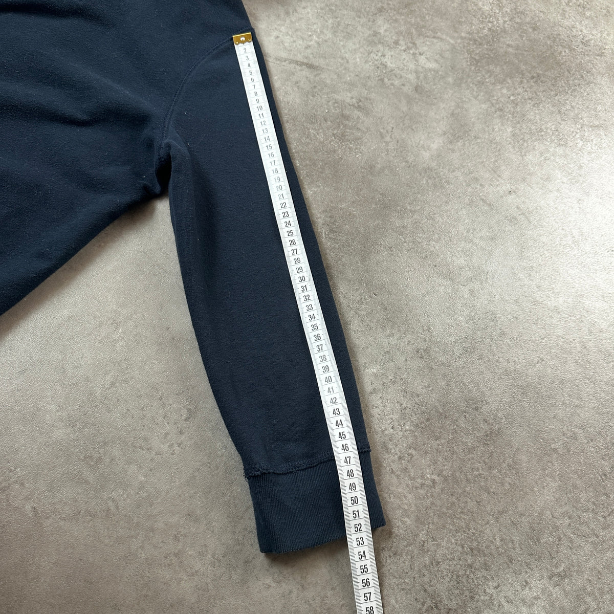 Hollister Navy 'H' Patch Full-Zip Hoodie L