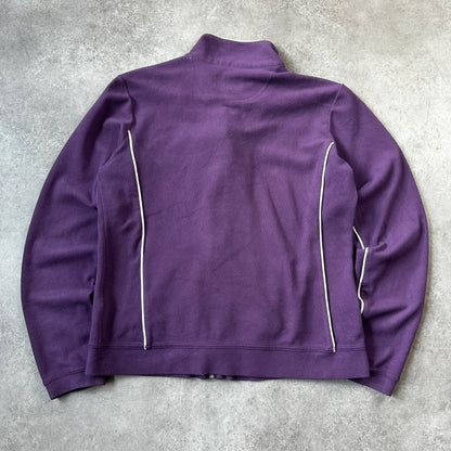 Champion Purple Fleece Full-Zip Jacket L