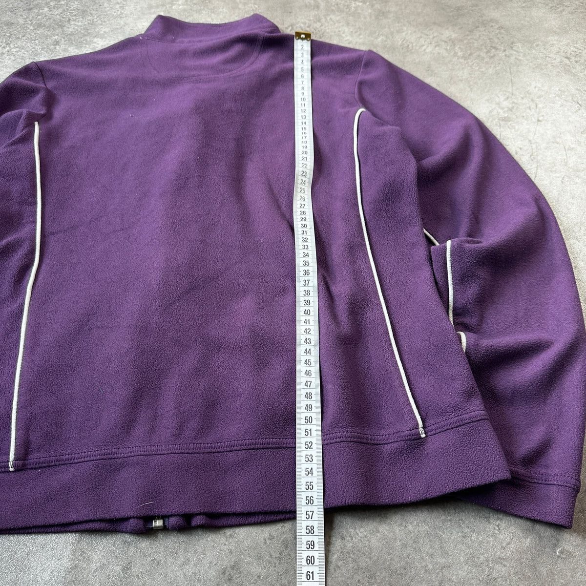 Champion Purple Fleece Full-Zip Jacket L