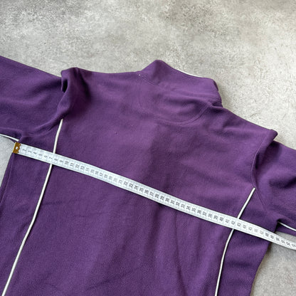 Champion Purple Fleece Full-Zip Jacket L