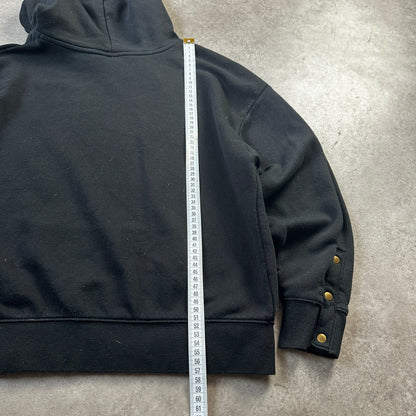 Jordan Black Outlined Logo Hoodie XL