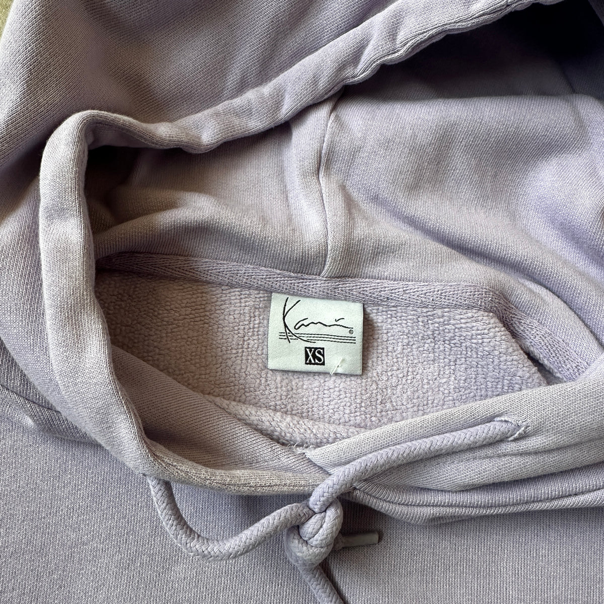 Karl Kani Lilac Plain Oversized Hoodie XS