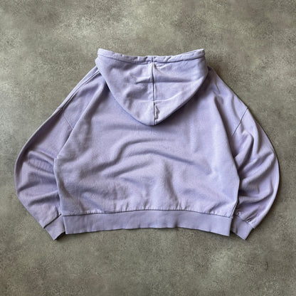Karl Kani Lilac Plain Oversized Hoodie XS