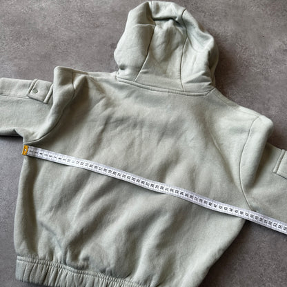 Ellesse Sage Green Pocket Detail Cropped Hoodie XS
