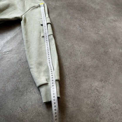Ellesse Sage Green Pocket Detail Cropped Hoodie XS