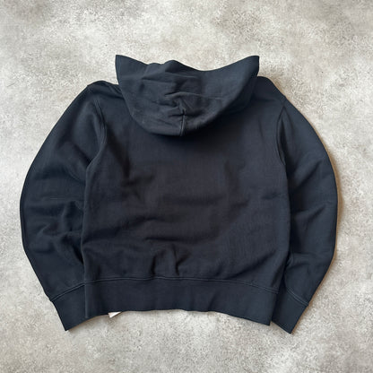 Kenzo Black Embroidered Tiger Logo Hoodie M