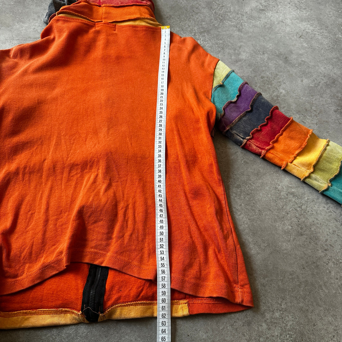 Bares Multicolor Patchwork Full-Zip Hoodie L