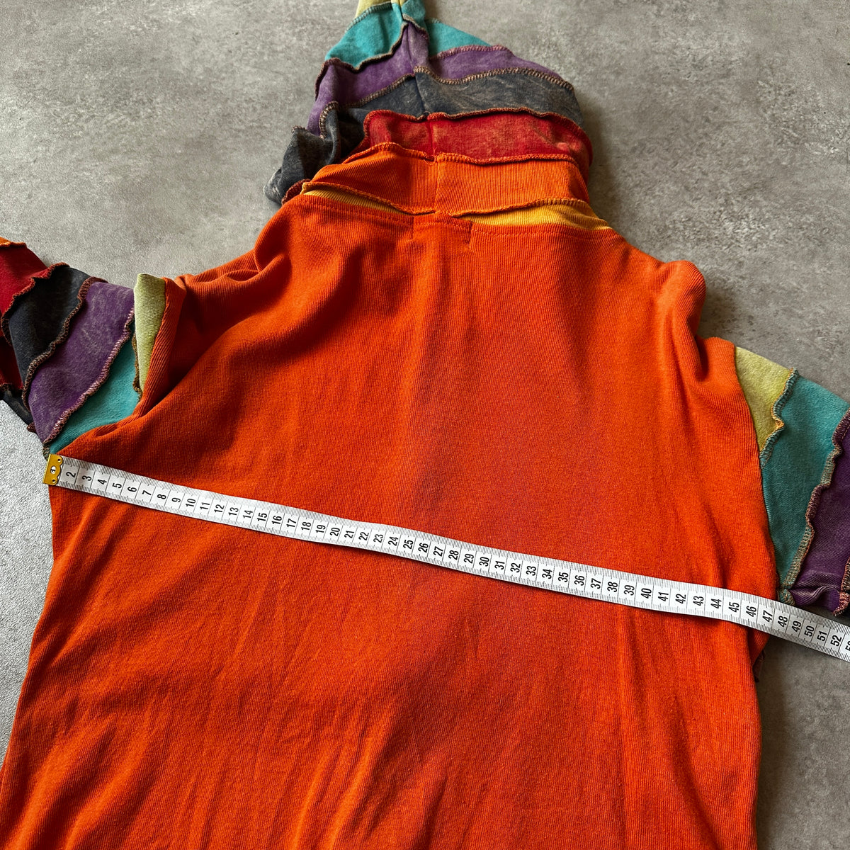 Bares Multicolor Patchwork Full-Zip Hoodie L