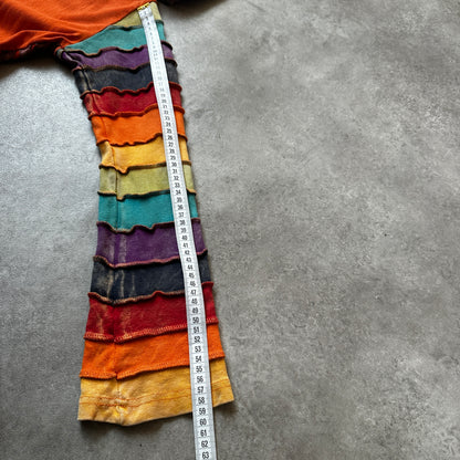 Bares Multicolor Patchwork Full-Zip Hoodie L