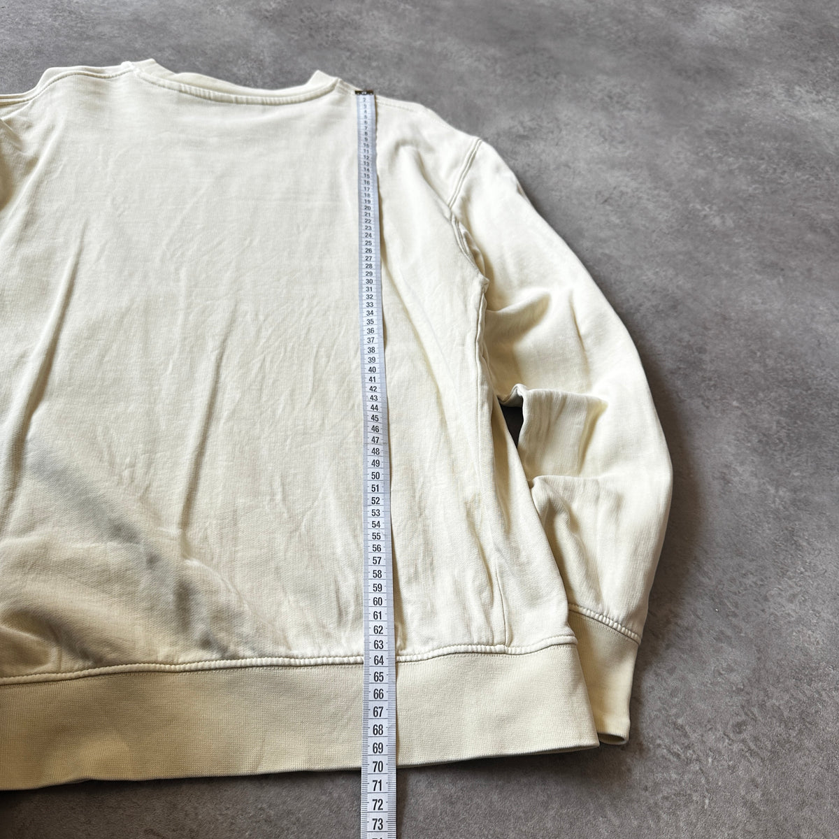 Worst Behavior Off-White Plain Crewneck S