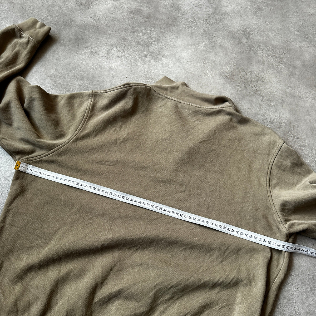 Jack & Jones Taupe Originals Studio 1/4 Zip Sweatshirt XL