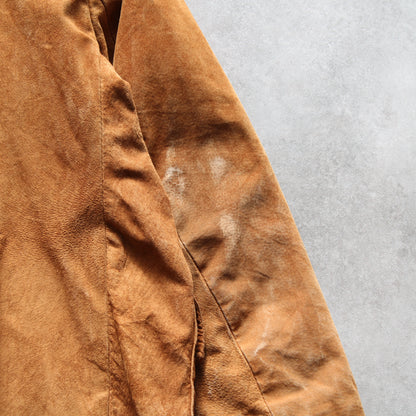 Vera Pelle Suede Jacket – Camel Brown (Man-L) [SPOTTED]