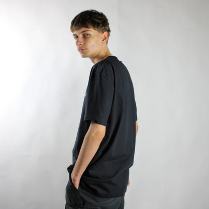 Undergrounder Black Small Printed T-Shirt