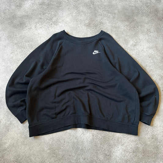 Nike Black Small Chest Logo Crewneck XL
