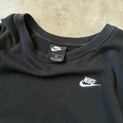 Nike Black Small Chest Logo Crewneck XL