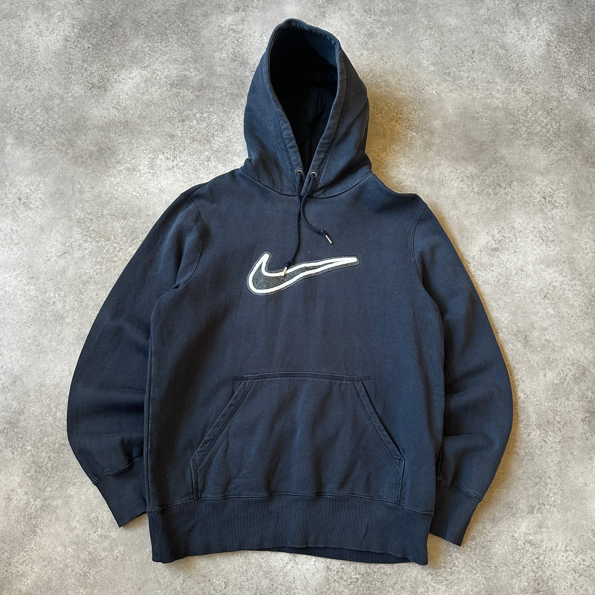 Nike Black Center Swoosh Logo Hoodie M
