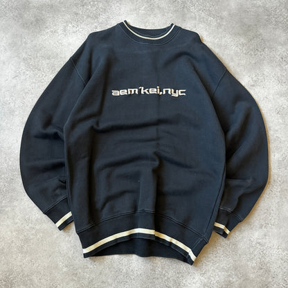 Aem Kei Black Logo Crewneck M