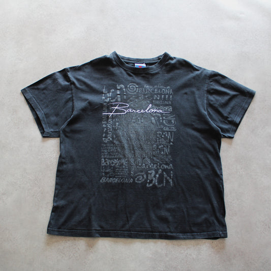 Safon Barcelona Graphic Tee – Black (Man-L)