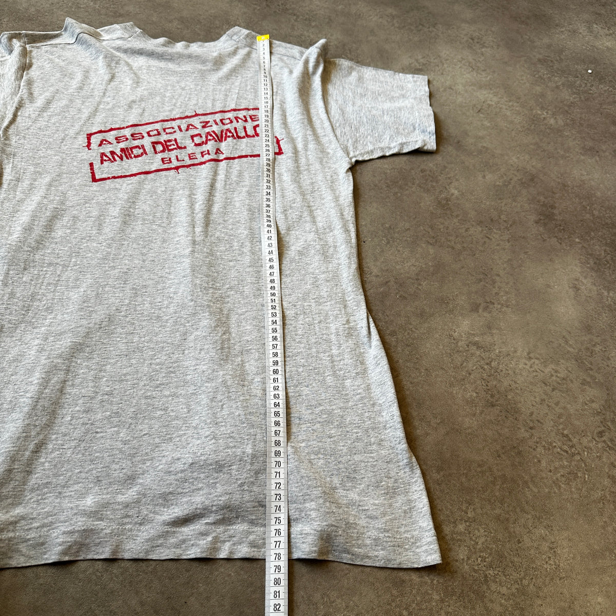 Screen Stars Grey "Don't Panic" Graphic T-Shirt M
