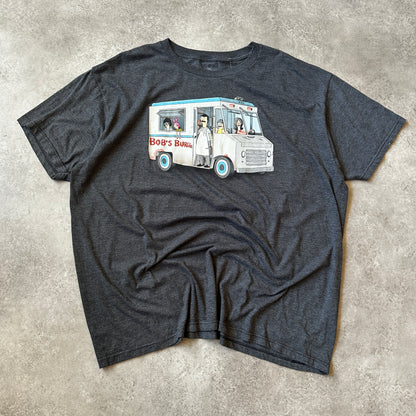 Bob's Burgers Charcoal Food Truck Graphic T-Shirt XXL
