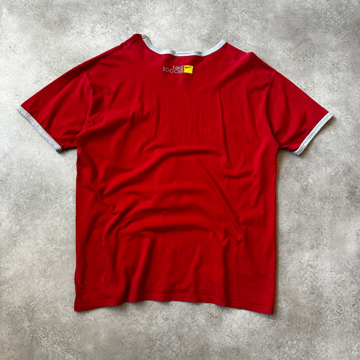Nike Red "Friendly Or Not Here I Come" Ringer T-Shirt XXL