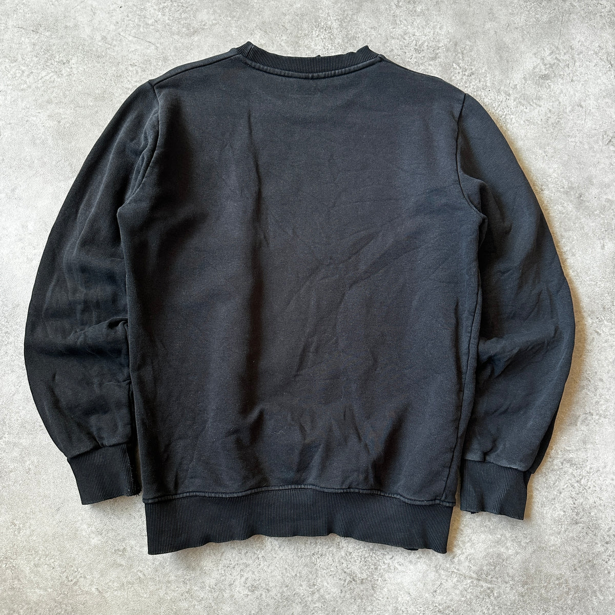 Starter Black Big Front Logo Crewneck M