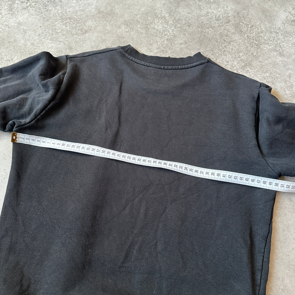 Starter Black Big Front Logo Crewneck M