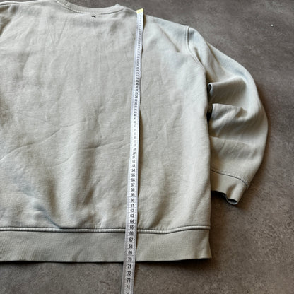 Lost Minds Light Beige Small Script Chest Logo Crewneck S