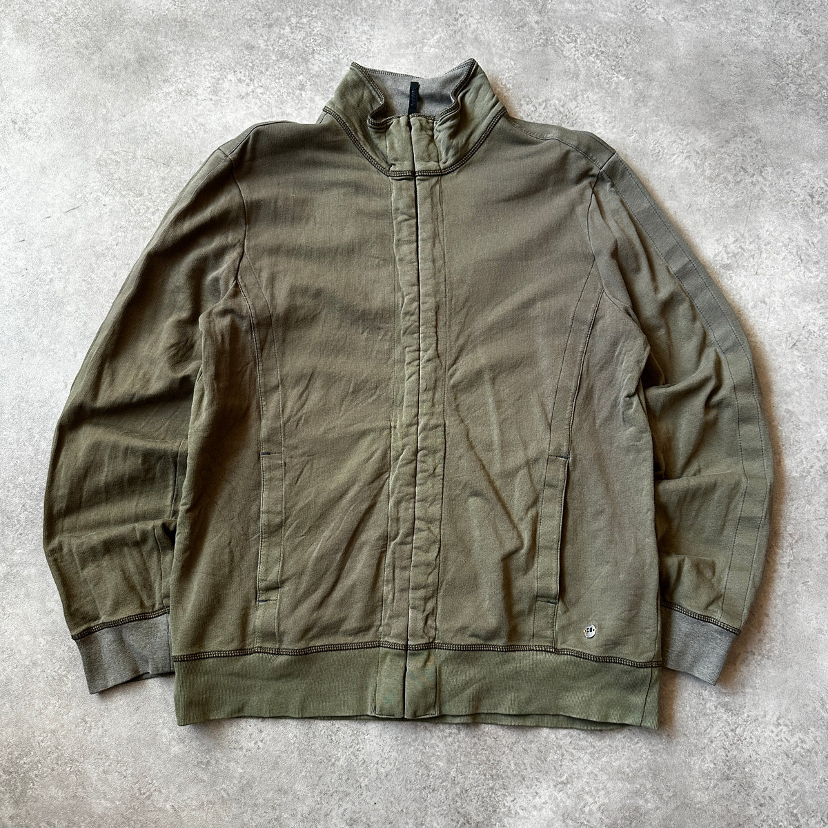 Boss Olive Green Full-Zip Track Jacket XL