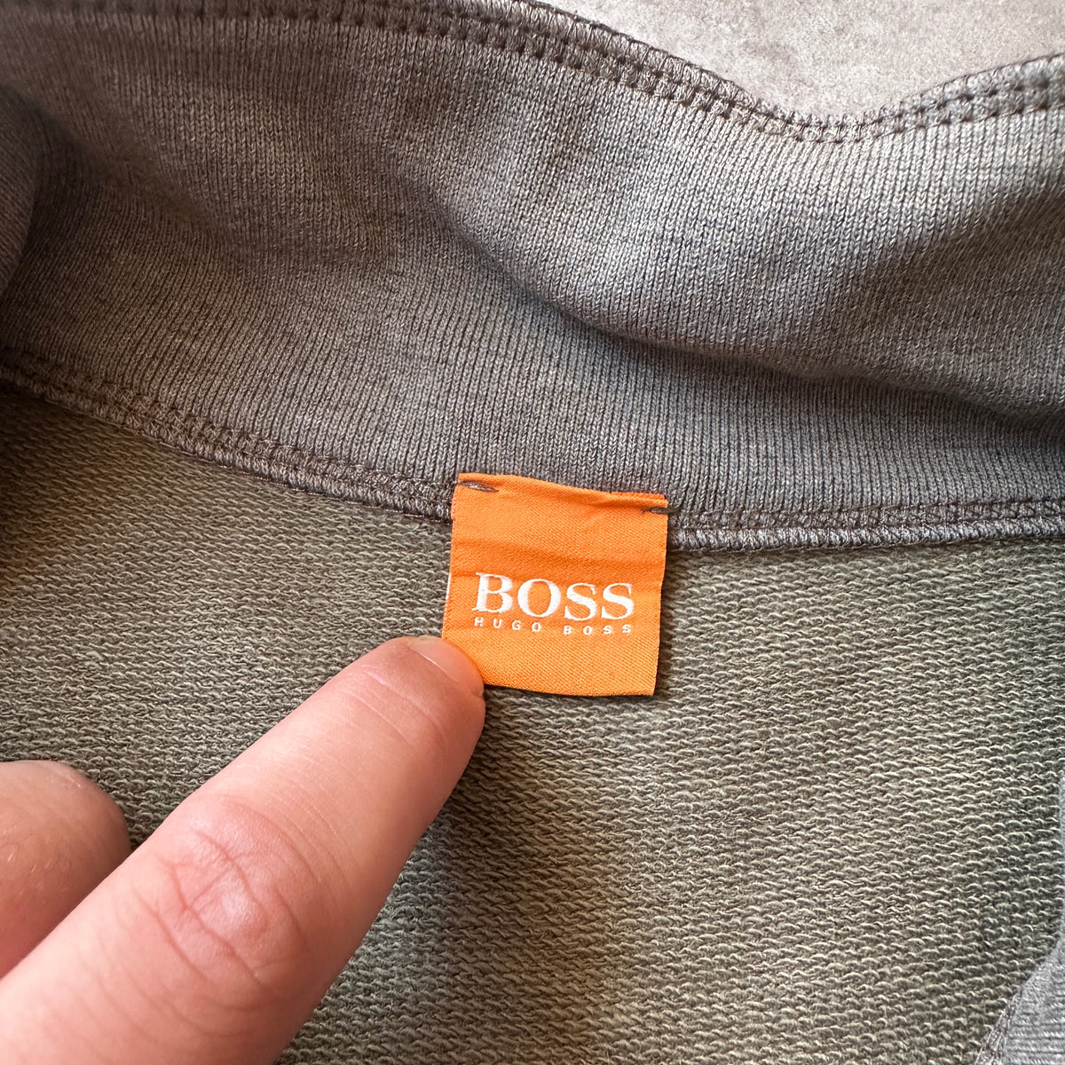 Boss Olive Green Full-Zip Track Jacket XL