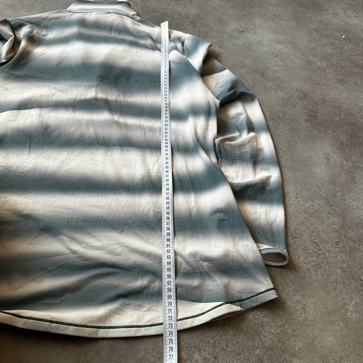 Protest Grey & White Striped 1/2 Zip Long Sleeve XXL