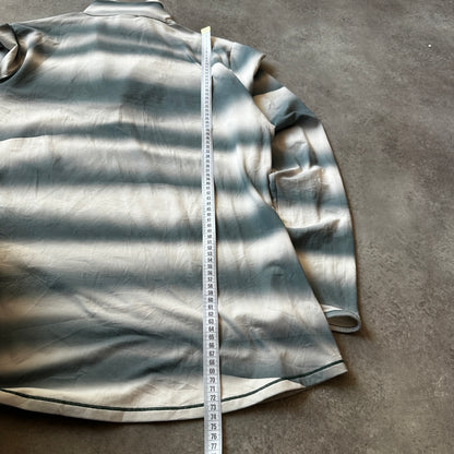 Protest Grey & White Striped 1/2 Zip Long Sleeve XXL