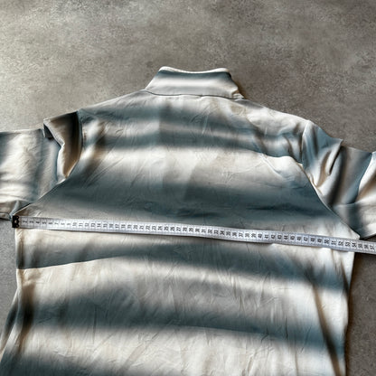 Protest Grey & White Striped 1/2 Zip Long Sleeve XXL
