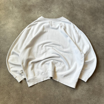 Jordan White Arch Logo Crewneck XXL