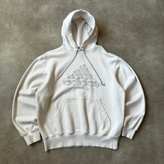 Adidas Off-White Badge of Sport Logo Hoodie M