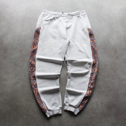 Adidas Arctic Fire Vintage Sweatpants – Grey Patterned Side Panels (Man-XL