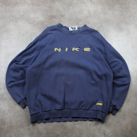 Nike Vintage Crewneck Sweater (Men-L) [DISTRESSED]