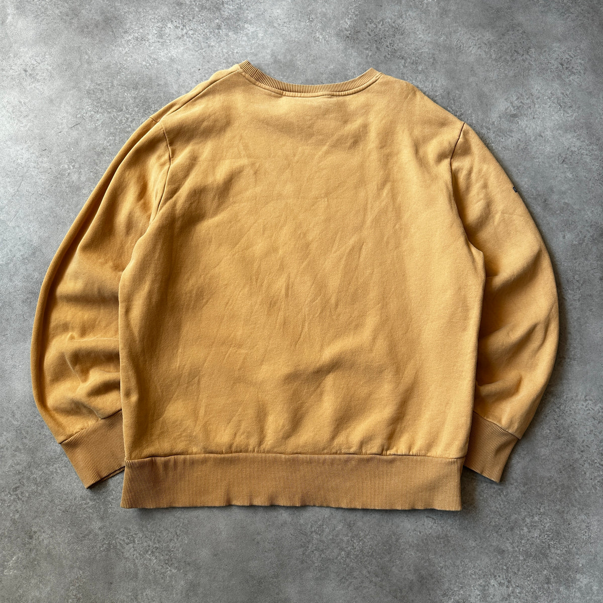 Superdry Mustard Yellow Bottle Cap Graphic Crewneck XXL